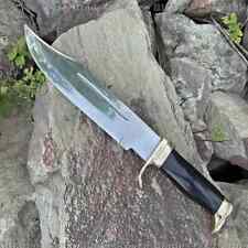 CUTTLERS HANDMADE D2 TOOL STEEL BLADE HUNTING BOWIE KNIFE WITH MICARTA HANDLE+S picture