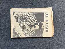 1970s Free Palestine High Times Underground Newspaper, Black Panther Party, Vin picture