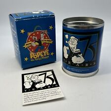 Vtg 2004 Popeye The Sailor man Collectable 75th Anniversary Tin & Box Only Toons picture