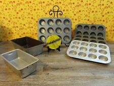 Vintage Aluminum Loaf Pan & Mini Muffin Pan CHOICE OF: West Bend, Mirro, Comet picture
