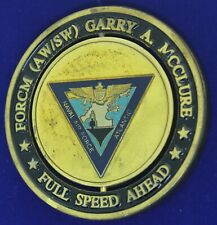 USN FORCM (AW/SW) Garry McClure Naval Force Atlantic Challenge Coin * picture