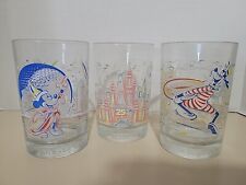 3 McDonalds 1996 Walt Disney World Remember The Magic 25th Anniversary Glasses picture