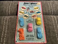70’s Super Wheels Novelty Car Miniatures Pencil Erasers Diener Industries #9350 picture