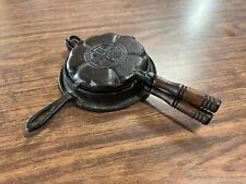 Extremely Rare Griswold Heart Star Child’s Waffle Iron ~ Real Salesman’s Sample picture
