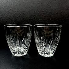 2 Vintage Cristal D’Arques Durand CASSANDRA Crystal Rocks Glasses Old Fashioned picture