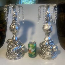 Pair of Large Mark Roberts Candle Holders  Retails For 640.00 picture