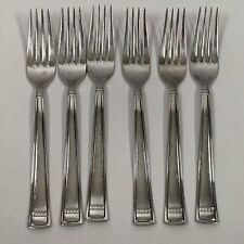 Cambridge Silversmiths Stainless Dinner Ftorks Set of 6 Flatware picture