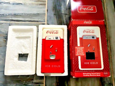 2004 Coca-Cola Refreshing Sound Retro Vending Machine Coin Bank picture