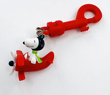 Vtg Peanuts SNOOPY as Red Barron Backpack Clip / Keychain / Ornament - NEW NOS picture