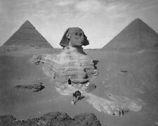 THE SPHINX OF GAZA PARTIALLY EXCAVATED CIRCA 1878 - 8X10 PHOTO (AB-373) picture