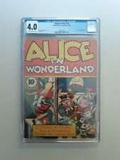 Single Series 24 Alice In Wonderland United Features 1940 Scarce CGC 4.0 picture