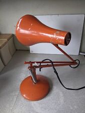 VINTAGE ANGLEPOISE LAMP- HERBERT TERRY - ORANGE - RESTORATION PROJECT picture