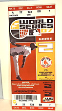 2007 World Series Game 2 Red Sox Rockies Thats My Ticket Fenway Park Wall Art picture