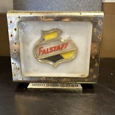 Falstaff beer sign vintage heavy duty metal could use TLC but great condition picture