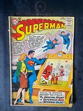 DC COMICS 1963 SUPERMAN #162 SILVER AGE EST FN STORY OF SUPERMAN-RED AND BLUE picture