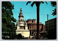 c1961 Acquaverde Square Genoa Italy 4x6