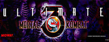 Ultimate Mortal Kombat 3 Arcade Marquee/Sign (26