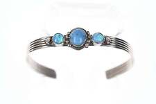 Vintage RB Native American sterling cuff bracelet picture