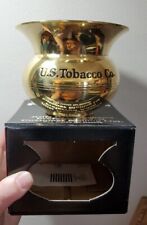 Vintage US Tobacco Co Copenhagen Brass Cuspidor Spittoon New In Original Box picture