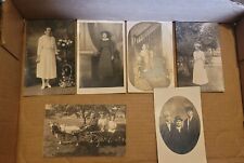 Antique Lot Of 6 Photo Post Cards picture
