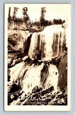 RPPC Dalles California Highway OR, Pauline Falls, Oregon Vintage Postcard picture