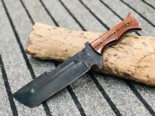 FANTASTIC CUSTOM HANDMADE 15'' HIGH CARBON STEEL TOOL HUNTING TRAKER WITH SHEATH picture