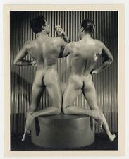 Bruce Of LA 1950 Wrestling Duo 5x4 Original Gay Physique Beefcake Photo Q8525 picture