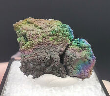 37 carat Skittles Pocket Rainbow Turgite Hematite, Graves Mtn w/ Display Case picture