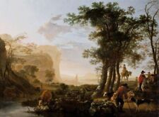 Art Oil painting Landscape-in-the-Rhine-Valley-Aelbert-Cuyp-Oil-Painting picture