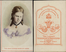 The London Stereocopic Company, Mary of Russia Vintage Albumen Print CDV. T picture