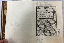 CLASS OF 1927 High School Yearbook Alhambra, California AHS Alhambran picture