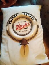 VINTAGE-STROH’S BEER WELCOME ABOARD  3D SIGN LIFE PRESERVER WITH BELL  picture