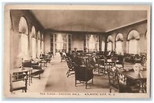 c1940s Team Room Scene Haddon Hall Interior Atlantic City New Jersey NJ Postcard picture
