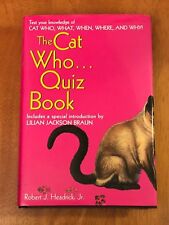  Lilian Jackson Braun The Cat Who Quiz Book Rare Signed Autograph Book picture