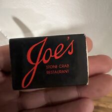 Vintage Matchbook Joe’s Stone Crab Seafood Restaurant  Miami Beach Matches picture