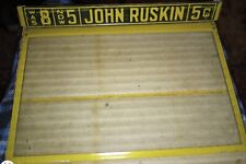 EXTREMELY RARE JOHN RUSKIN CIGAR COUNTERTOP DISPLAY GLASS TOP ONLY picture