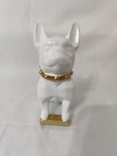 Elegant White French Bulldog Statues $40 Each Or $75 For both picture