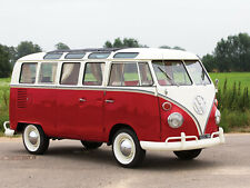 1965 Volkswagen VW 21 Window Red & White Bus Color 8