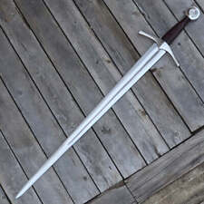 Beautiful handmade steel balde Viking sword with leather sheath.christmas gift picture