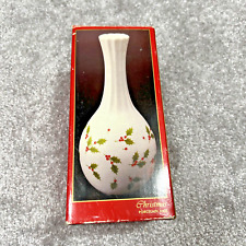 Adorable Poinsettia Small Christmas Decoration Vase The Tuscany Collection picture