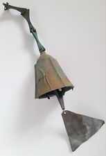 Vintage Paolo Soleri Arcosanti Brutalist Bronze Bell Large Cosanti Wind Chime picture
