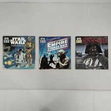 Star Wars Read-Along Books LOT OF 3 No Cassettes 150DC Empire 151DC Return 155DC picture