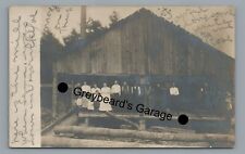 RPPC Deep Woods Logging Sawmill VOWINCKEL PA Clarion County Real Photo Postcard picture