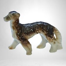 Vtg Borzoi Russian Wolfhound Dog Figurine Porcelain Japan 3