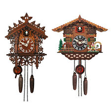 Cuckoo Forest Clocks Wall Clock Vintage Rustic Wooden Clocks Home Decor picture
