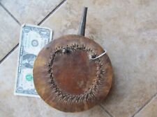 RARE Early Rawhide Leather Covered Native American, Western Frontiersman Canteen picture