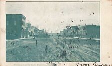 Broadway Looking South Bloomfield Nebraska NE 1908 Postcard picture