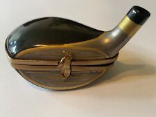 rochard limoges hand painted trinket box Golf Club picture