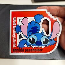 *READ* Aftermarket Walt Disney Annual Passholder Stitch in 2024 magnet & Sticker picture