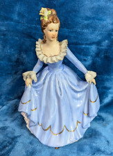 Enesco Figurine Curtsy Girl Hard to Find 1979 Porcelain Figurine picture